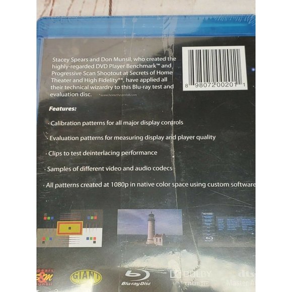 AIX Records Audio Calibration & Spears & Munsil HD Benchmark Blu-ray CD Disk - Picture 5 of 10